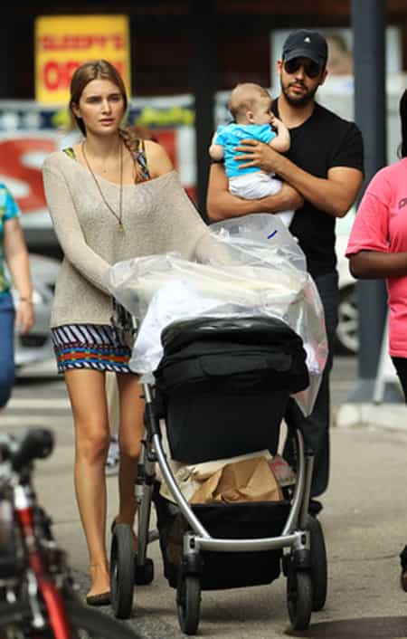 Alizee Guinochet and former partner David Blaine with Dessa Blaine